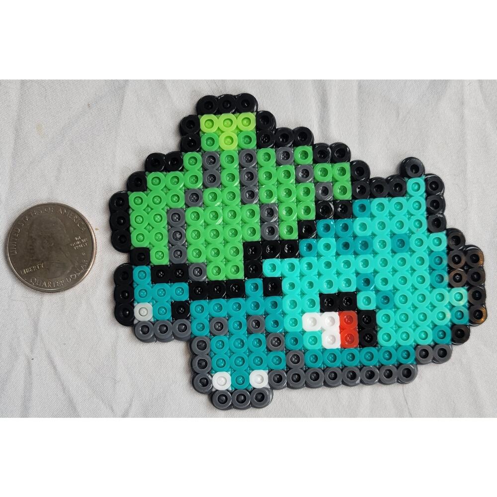 Bulbasaur Menu Icon Pokemon Perler Bead Pixel Art